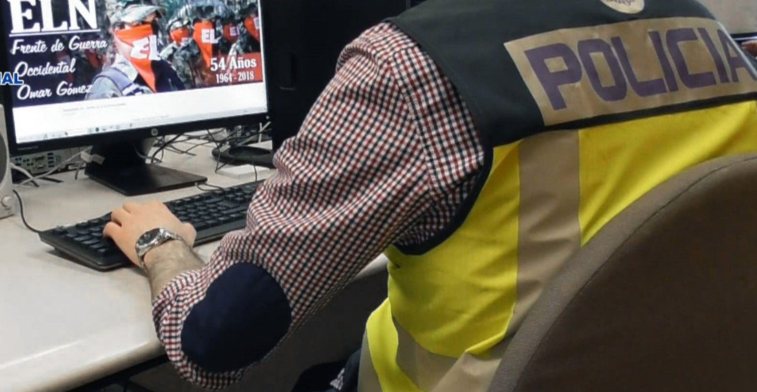 La Policía española ha desarticulado en Madrid la infraestructura del órgano oficial de comunicación del ELN. EFE/Policía.