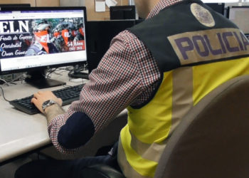 La Policía española ha desarticulado en Madrid la infraestructura del órgano oficial de comunicación del ELN. EFE/Policía.