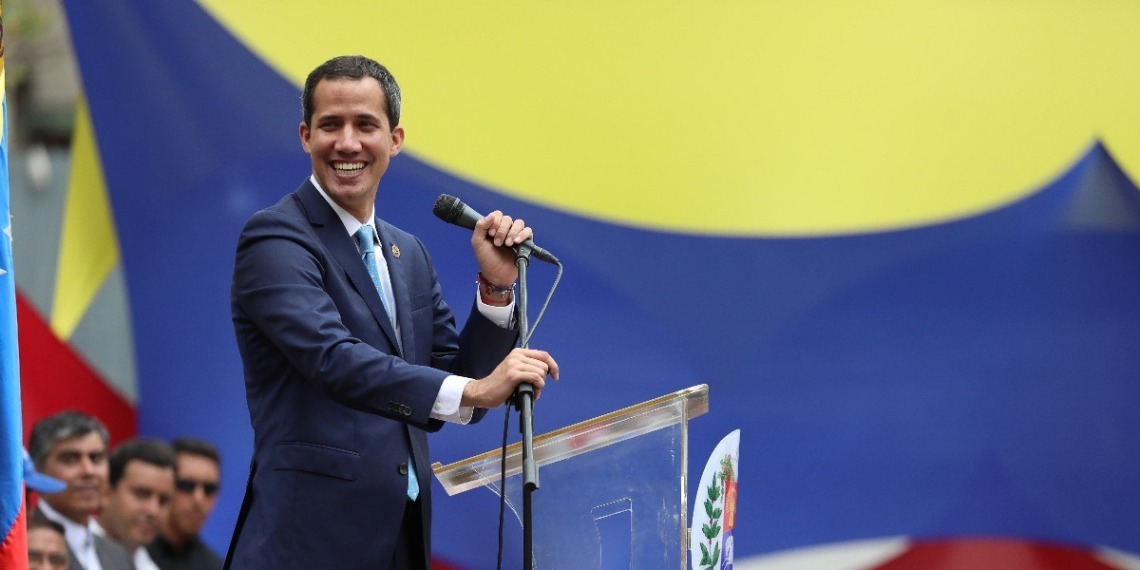 Presidente interino de Venezuela Juan Guaidó