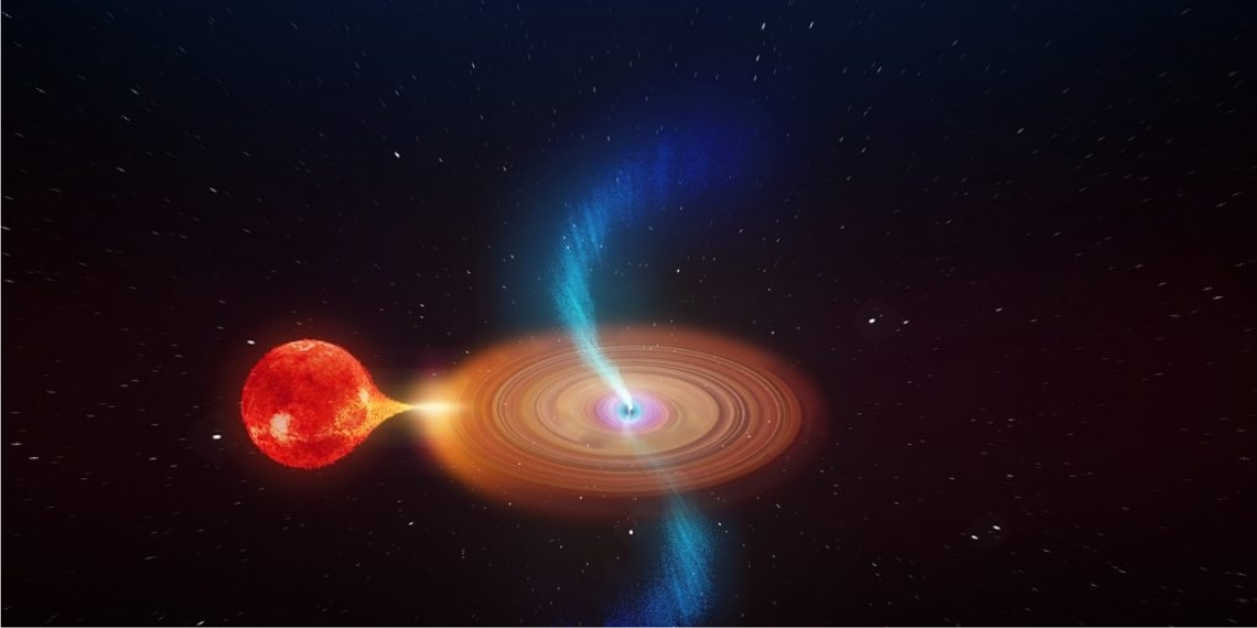 V404 Cygni se identificó por primera vez como un agujero negro en 1989.  Crédito: ICRAR
