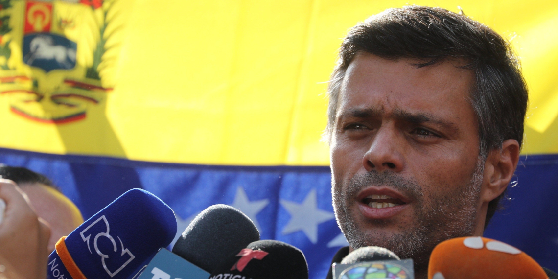 El líder opositor Leopoldo López pronosticó un cambio de poder en Venezuela las próximas semanas. Foto: EFE.
