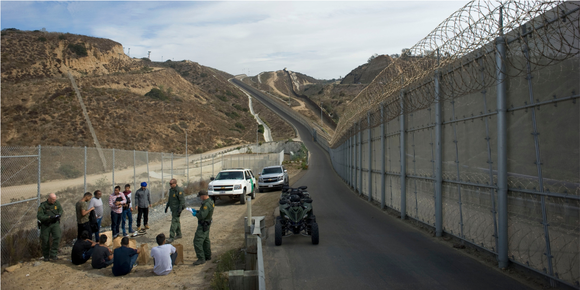 Frontera entre Estados Unidos y México. Foto: EFE